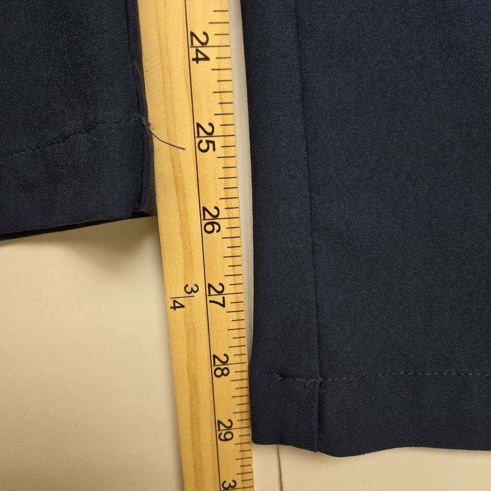Dunning Women's Navy Blue Golf Pants Slim Straight Stretch Size S Preppy Active - Picture 8 of 12